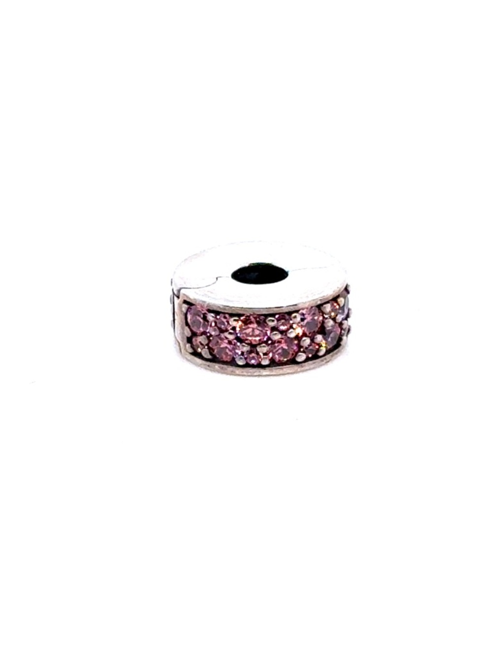 Pandora Pink Crystal Pavé Shining Elegance Clip